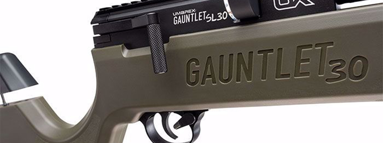 Umarex Gauntlet SL30 .30 Caliber Side Lever Pre-Charged Pneumatic Air Rifle - (OD GREEN)