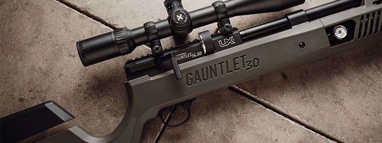 Umarex Gauntlet SL30 .30 Caliber Side Lever Pre-Charged Pneumatic Air Rifle - (OD GREEN)