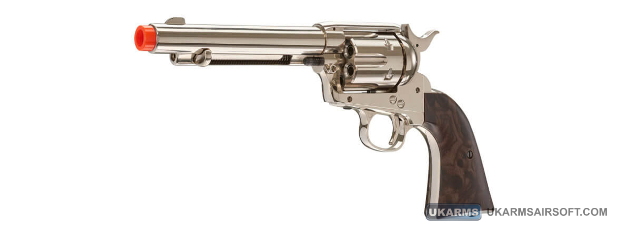 Elite Force Legends Smoke Wagon Co2 Powered Revolver (Color: Nickel) - Click Image to Close