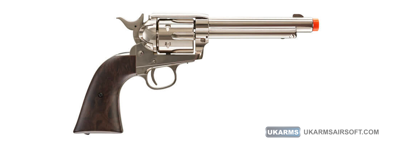 Elite Force Legends Smoke Wagon Co2 Powered Revolver (Color: Nickel) - Click Image to Close