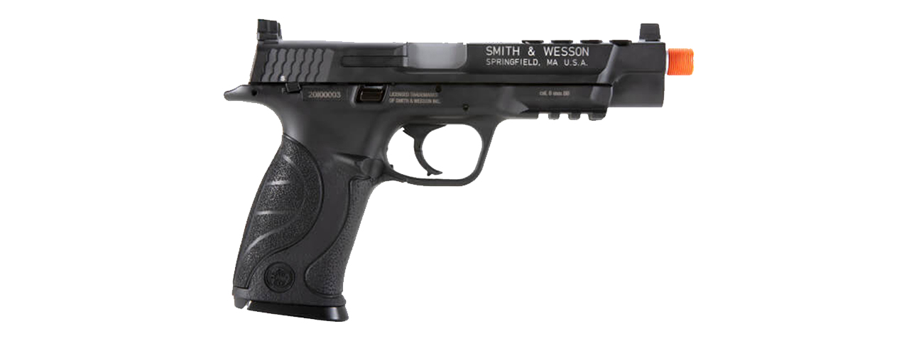 Smith & Wesson M&P 9L Performance Center GBB Airsoft Pistol (Black) - Click Image to Close