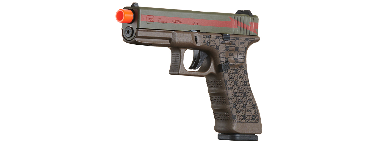 Elite Force Licensed Gen 4 Glock-17 Gas Blowback Airsoft Pistol (Cerakote Color: Luxury)