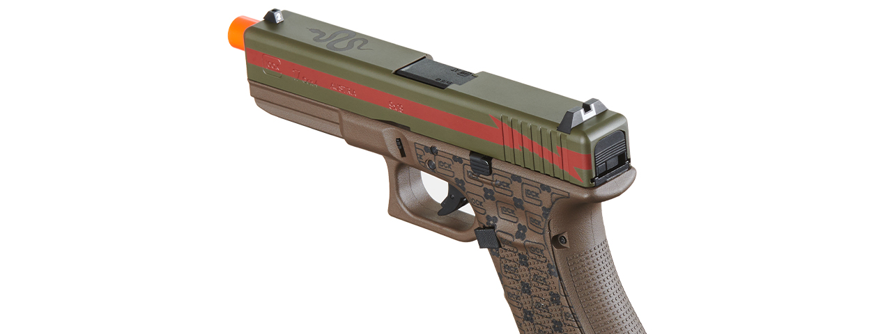 Elite Force Licensed Gen 4 Glock-17 Gas Blowback Airsoft Pistol (Cerakote Color: Luxury)
