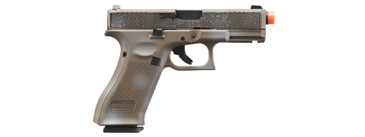 Umarex Elite Force Glock 45 Gen 5 GBB Airsoft Pistol (Cerakote Color: Circuit Board) - Click Image to Close