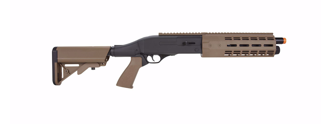 Elite Force CO2 Tri-Shot Shotgun - Tan/Black