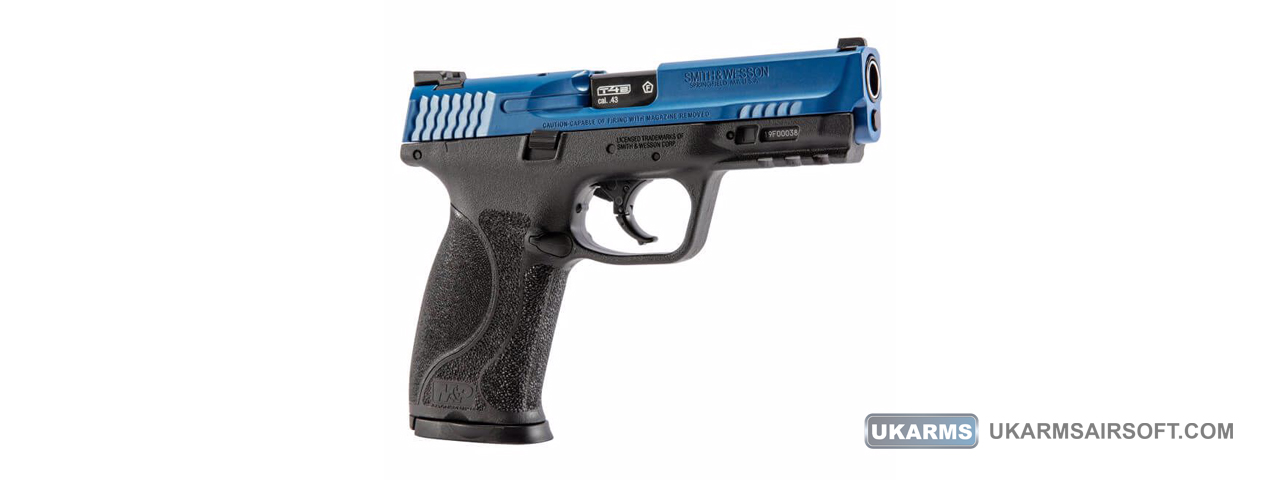 Umarex T4E S&W M&P9 M2.0 LE .43 Cal Co2 Paintball Marker (Color: Black & Blue)