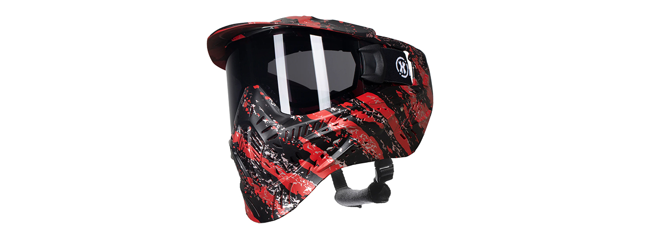 HK Army HSTL Goggle - Fracture Black/Red