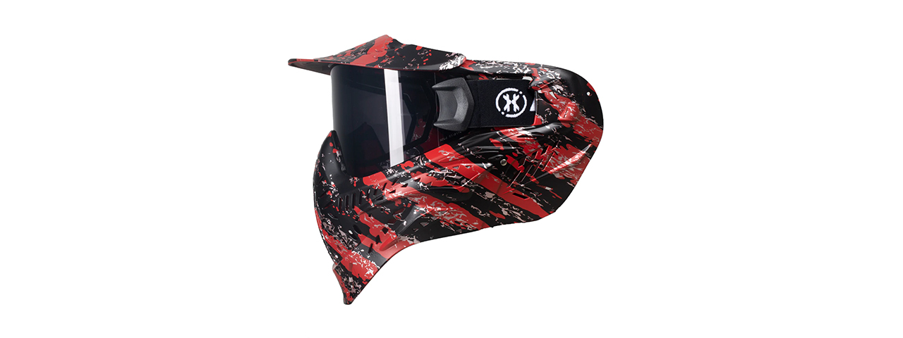 HK Army HSTL Goggle - Fracture Black/Red