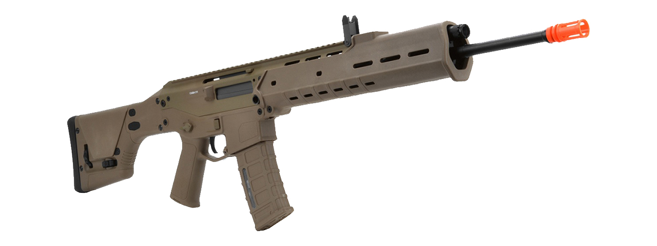 Atlas Custom Works Masada DMR Polymer AEG w/ Integrated Cheek Riser - TAN - Click Image to Close