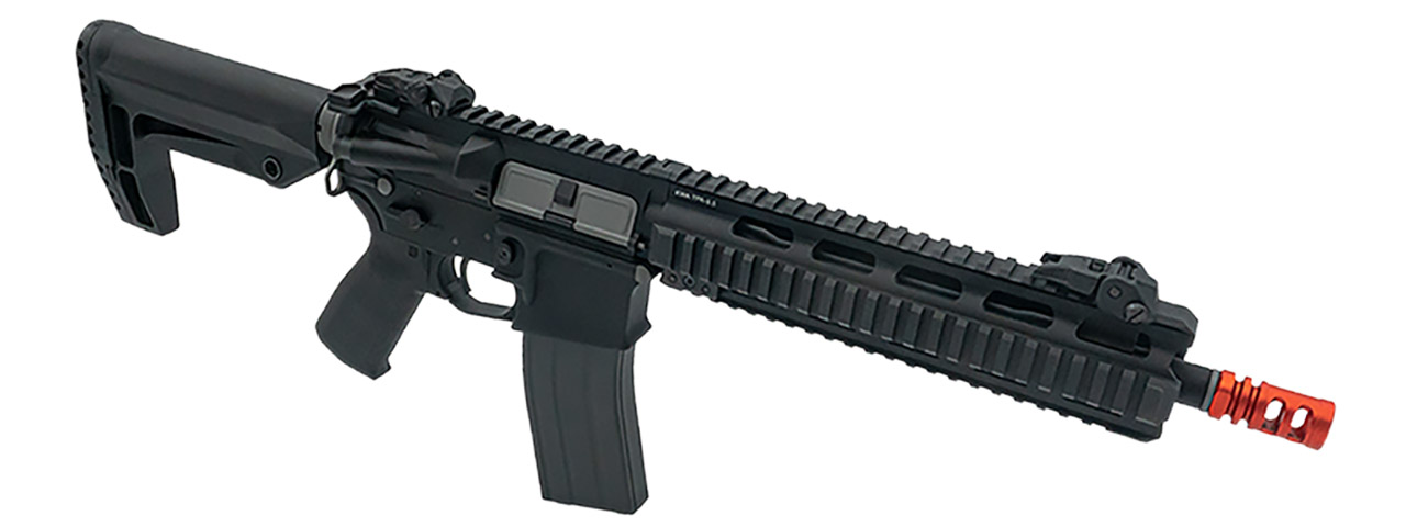 KWA 9.5" Quad Railed LM4D PTR Gas Blowback Airsoft Rifle (Color: Black)