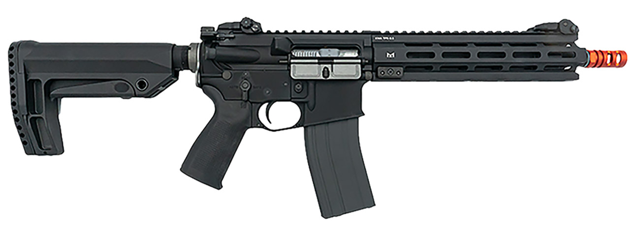 KWA 9.5" M-LOK LM4D PTR Gas Blowback Airsoft Rifle (Color: Black) - Click Image to Close