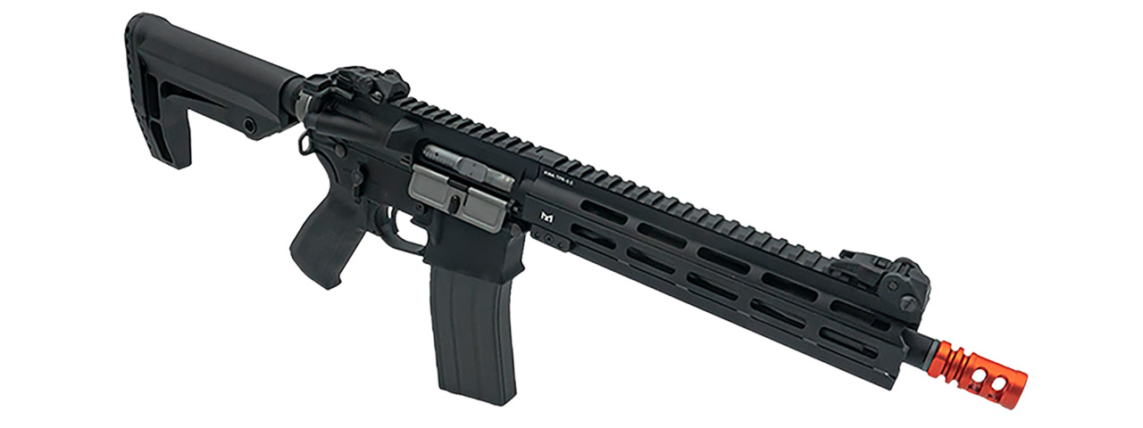 KWA 9.5" M-LOK LM4D PTR Gas Blowback Airsoft Rifle (Color: Black) - Click Image to Close