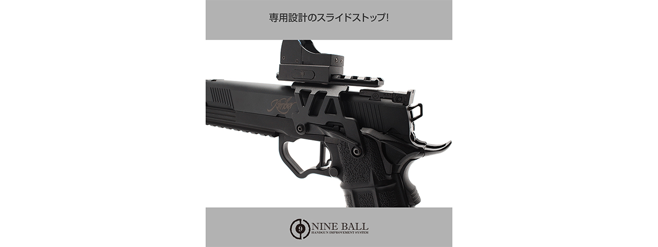 Laylax Aluminum Custom Neo Scope Mount Base for Tokyo Marui Hi-Capa 5.1 & 4.3 Series GBB Pistols (Color: Black) - Click Image to Close
