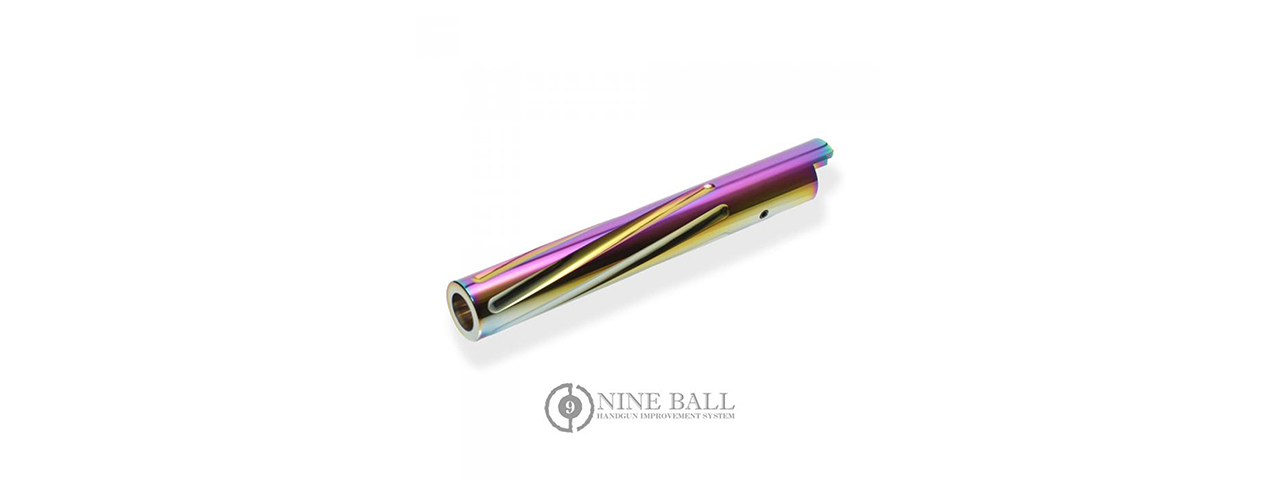 Laylax Aluminum Hi-Capa 5.1 Fluted Outer Barrel (Color: Heat Gradation)