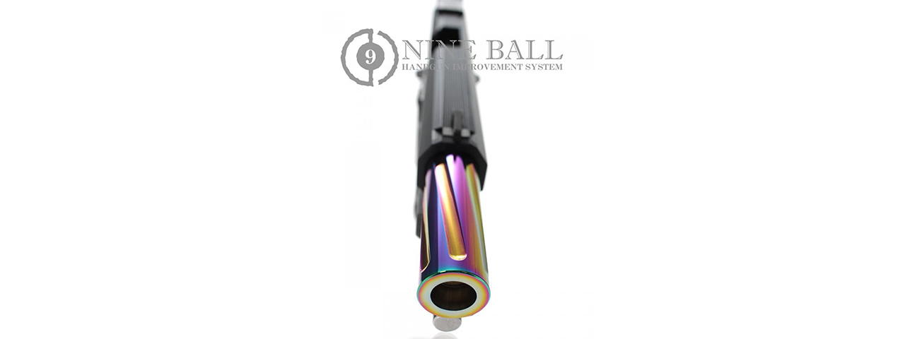 Laylax Aluminum Hi-Capa 5.1 Fluted Outer Barrel (Color: Heat Gradation)