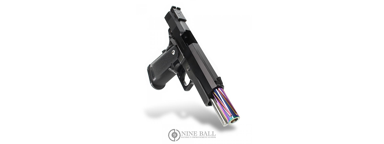 Laylax Aluminum Hi-Capa 5.1 Fluted Outer Barrel (Color: Heat Gradation)