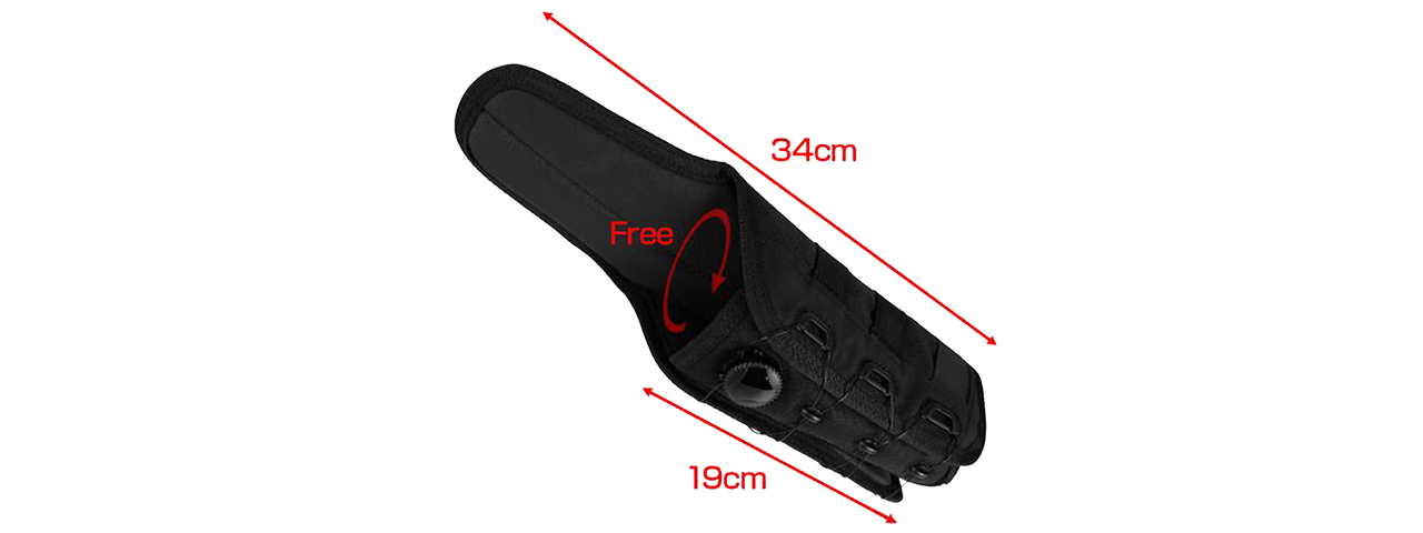 Laylax Battle Style Gauntlet (Black) - Click Image to Close