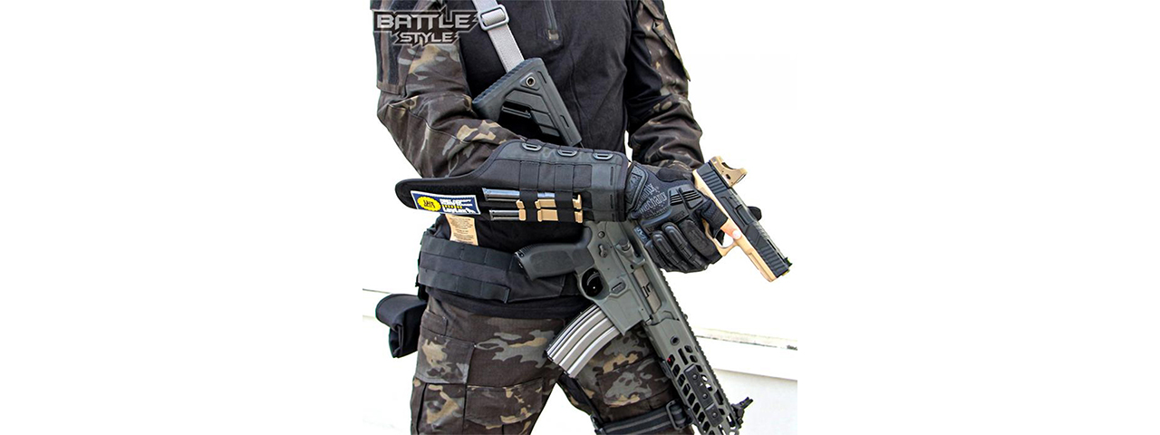 Laylax Battle Style Gauntlet (Black) - Click Image to Close
