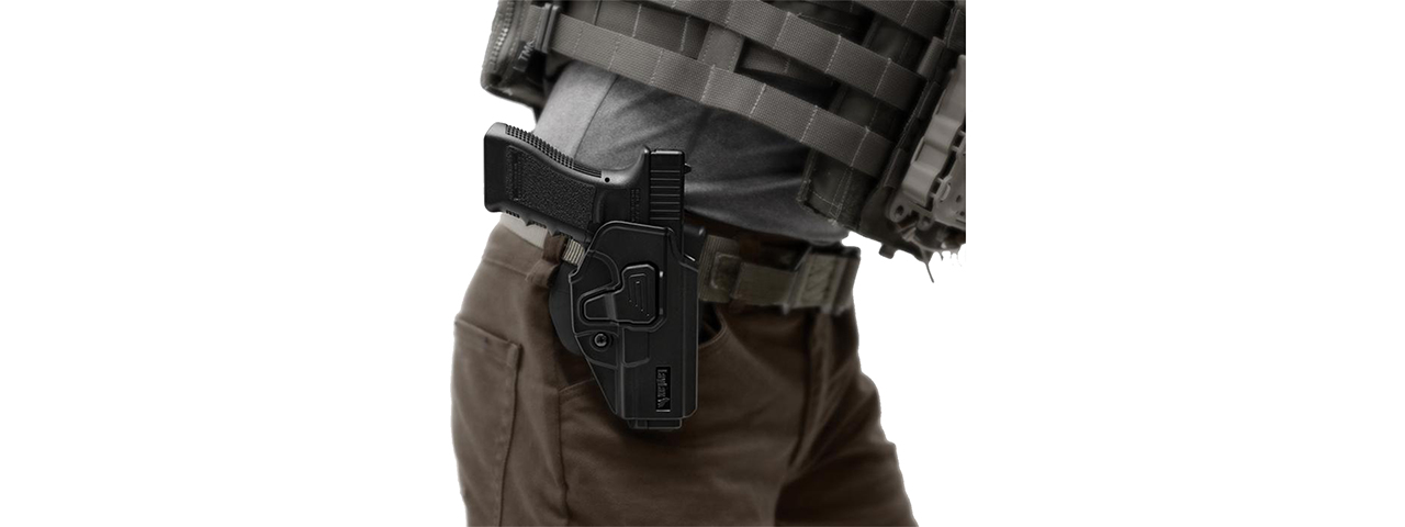 Laylax Glock CQC Battle Style Holster (Black)(Right)