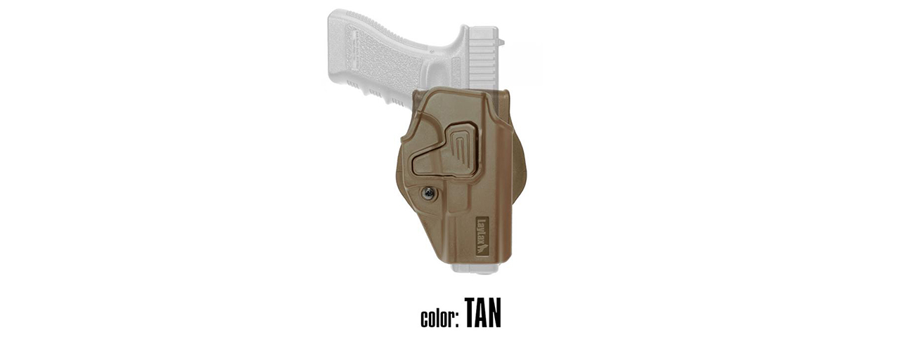 Laylax Glock CQC Battle Style Holster (Tan) - Click Image to Close