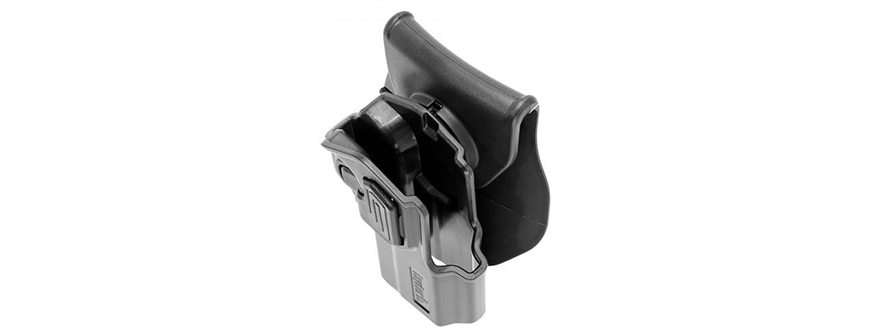 Laylax Hi-Capa CQC Battle Style Holster (Black) - Click Image to Close