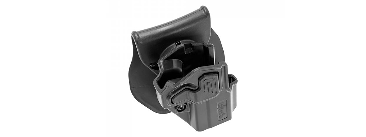 Laylax Hi-Capa CQC Battle Style Holster (Black) - Click Image to Close