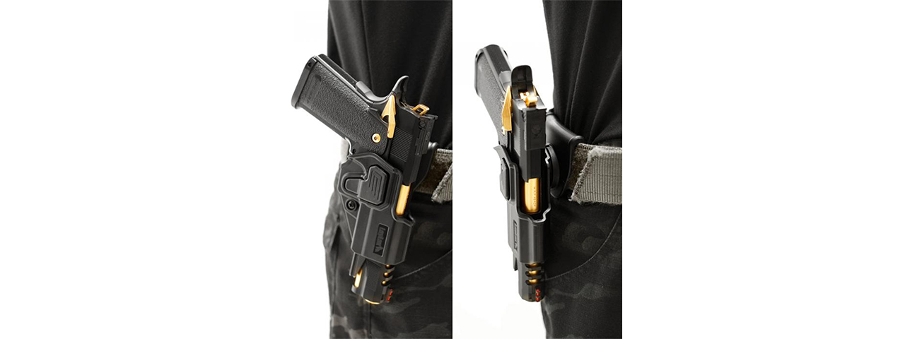 Laylax Hi-Capa CQC Battle Style Holster (Black)