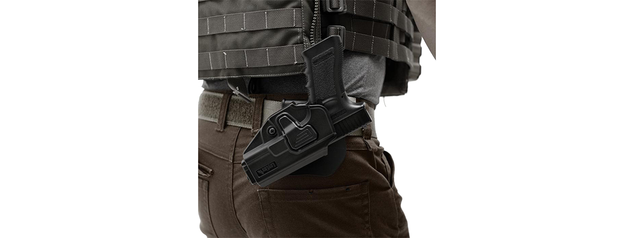 Laylax Glock CQC Battle Style Holster (Black)(Left)