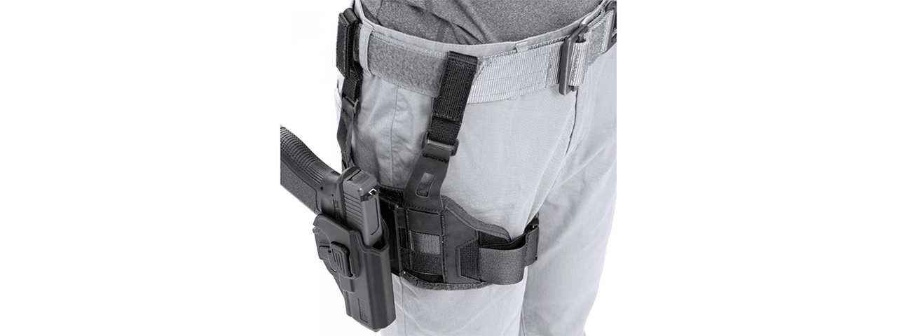 Laylax Battle Style Compact Leg Panel (Black)