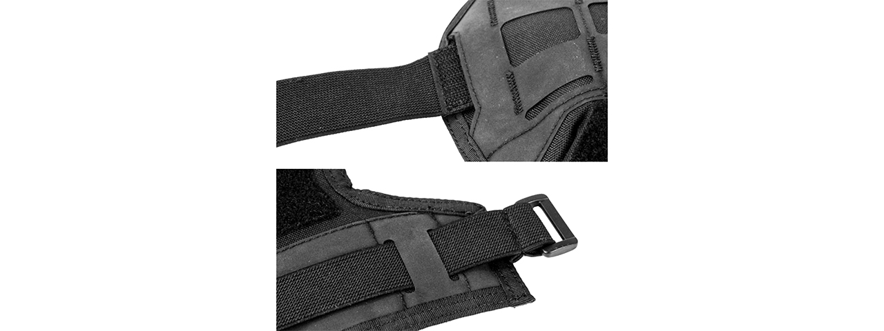 Laylax Shoulder Armor (Color: Black)(L-XL)