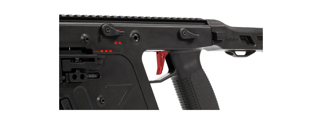 Laylax Krytac Vector Custom Adjustable Trigger (Red) - Click Image to Close