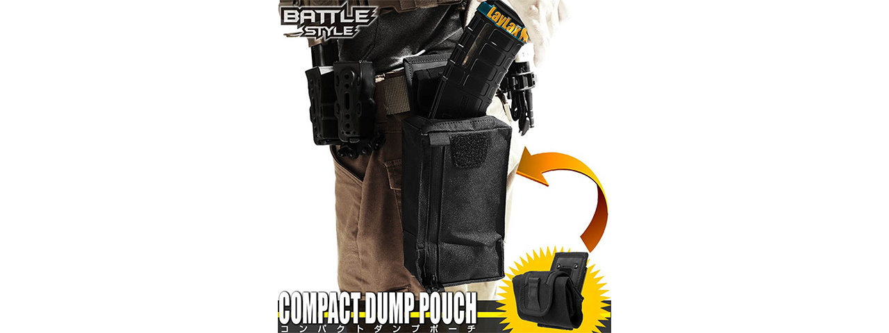 Laylax Battle Style Compact Dump Pouch (Black)