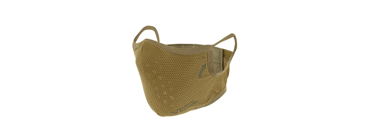 Laylax Small - Medium AeroFlex Face Guard (Color: Tan)