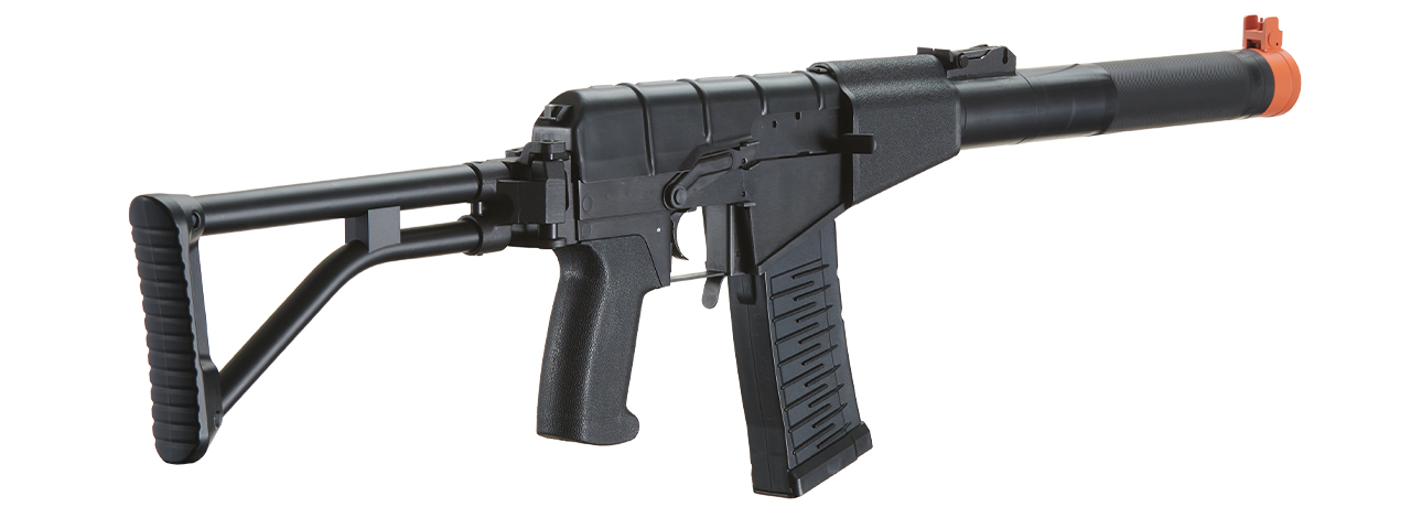 LCT Airsoft AS VAL Assault Rifle AEG with Galil Folding Stock (Black) - Click Image to Close