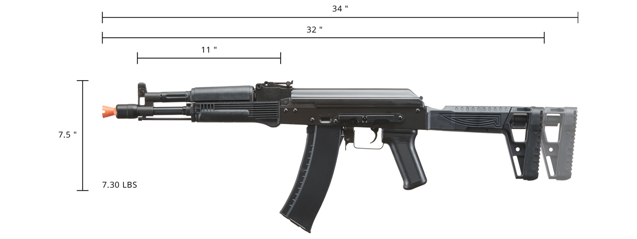 LCT Airsoft MRK-105 AEG Rifle - Click Image to Close