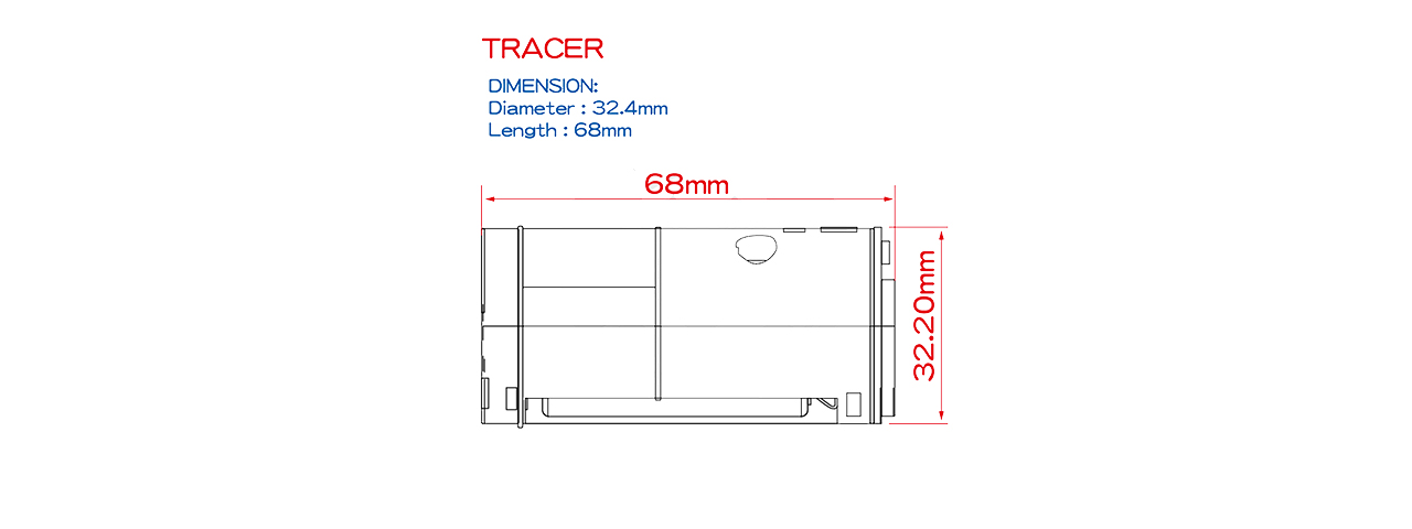 LCT Airsoft PBS-4 Silencer with Tracer Unit - Click Image to Close