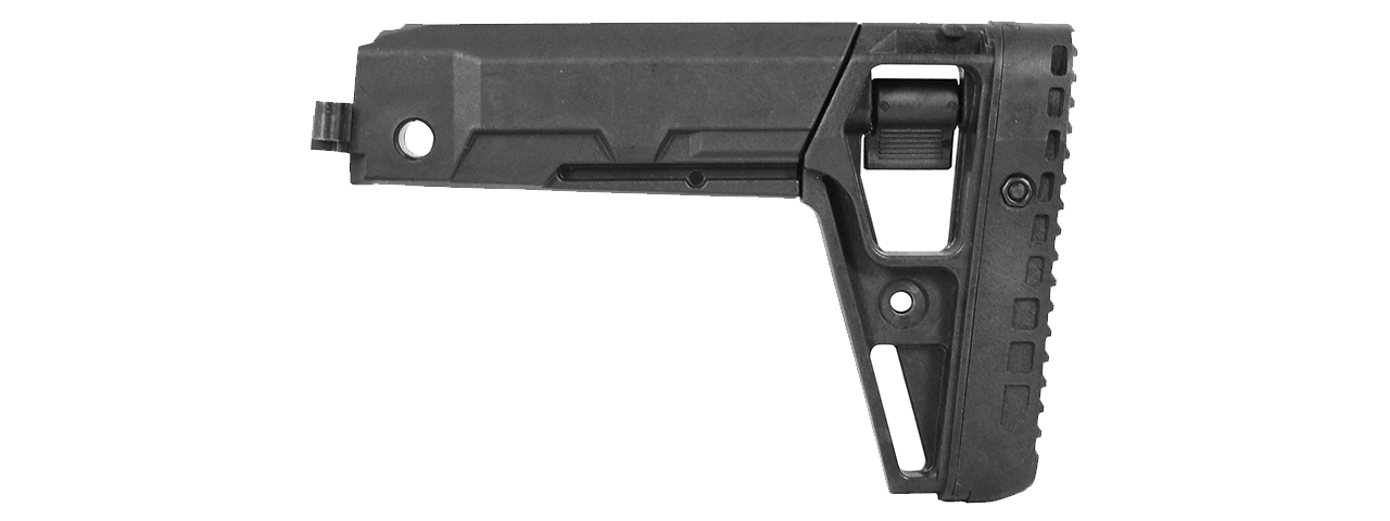LCT Airsoft LCK-19 Telescoping Folding Stock - Click Image to Close