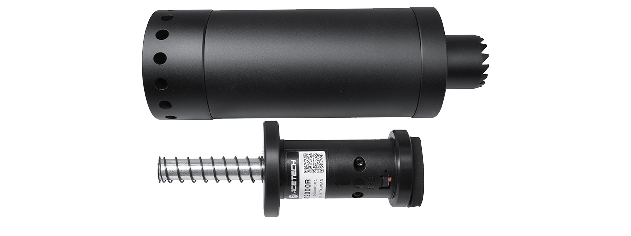 LCT Airsoft PUTNIK Suppressor With ACETECH Tracer Unit (24mm CCW) - Click Image to Close