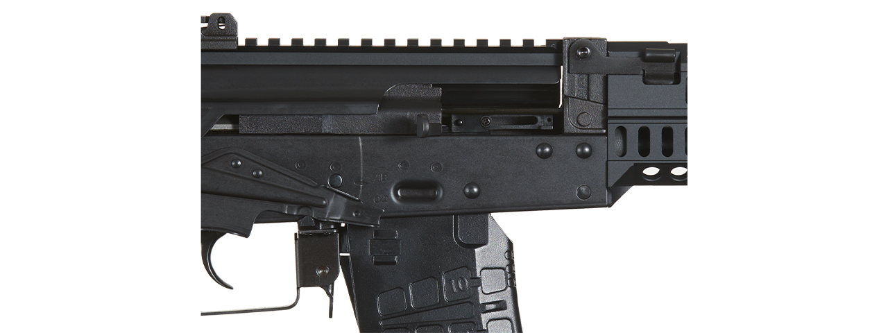 LCT Airsoft ZK12 Tactical Assault EBB AEG with Z-Sport 10.5" Rail - Click Image to Close