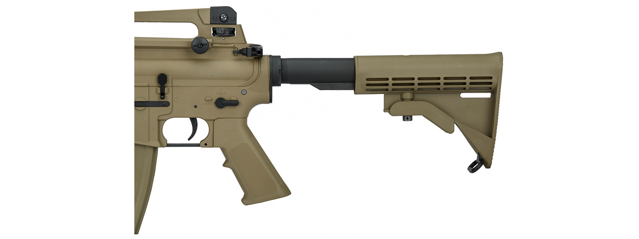 Lancer Tactical Gen 2 Carbine Airsoft AEG Rifle (Tan)(No Battery and Charger) - Click Image to Close