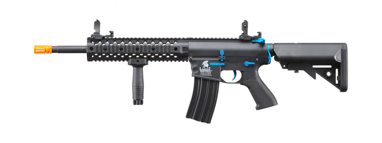 Lancer Tactical Gen 2 M4 Evo Airsoft AEG Rifle (Black & Blue)(No Battery and Charger)