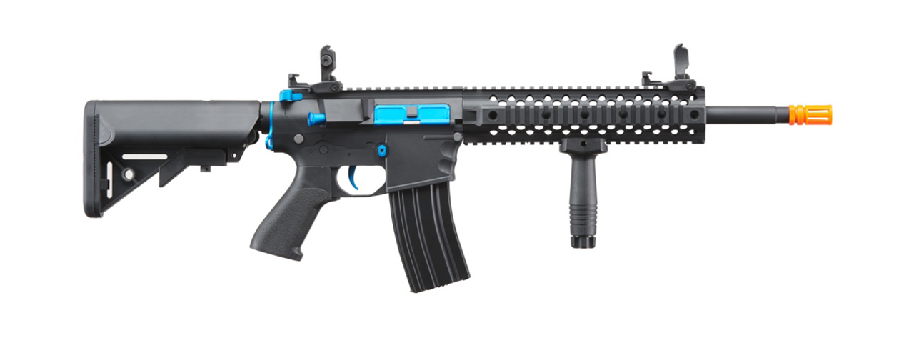 Lancer Tactical Gen 2 M4 Evo Airsoft AEG Rifle (Black & Blue)(No Battery and Charger)