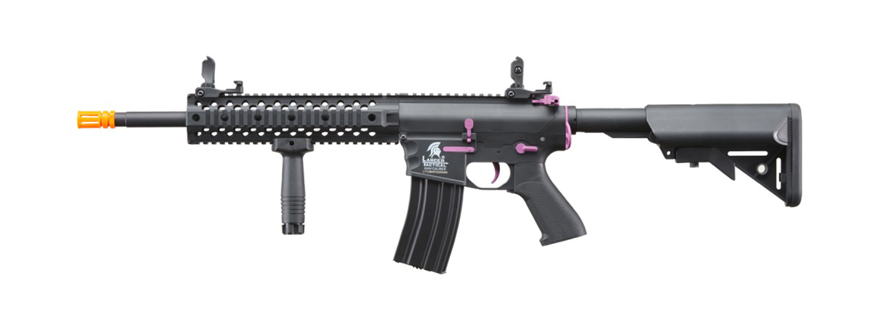 Lancer Tactical Gen 2 M4 Evo Airsoft AEG Rifle (Black & Purple)(No Battery and Charger)