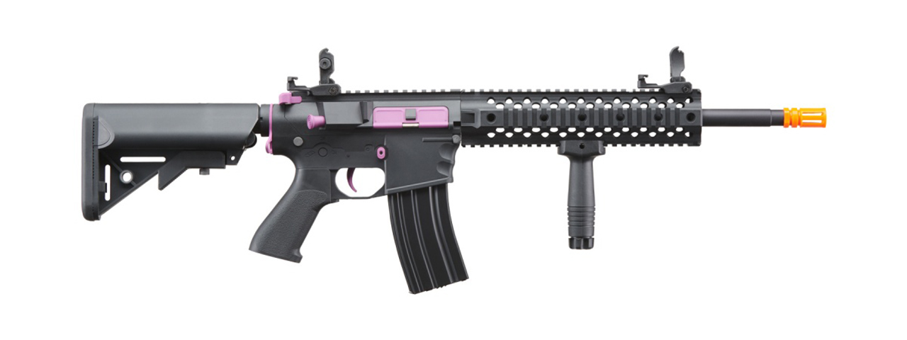 Lancer Tactical Gen 2 M4 Evo Airsoft AEG Rifle (Black & Purple)(No Battery and Charger)