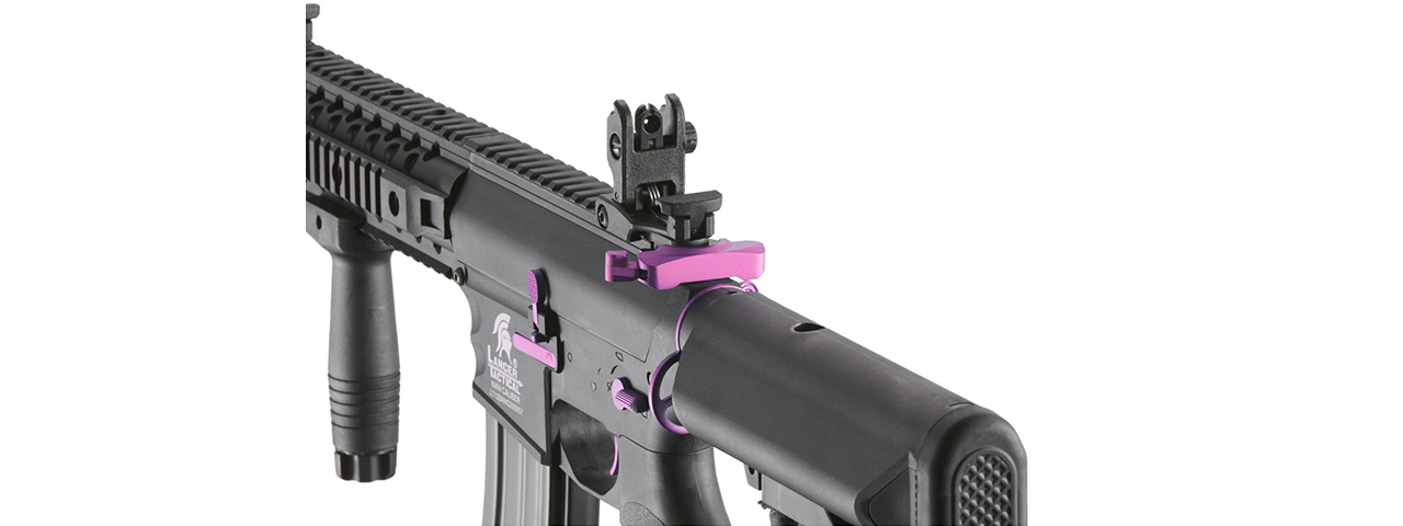 Lancer Tactical Gen 2 M4 Evo Airsoft AEG Rifle (Black & Purple)(No Battery and Charger)