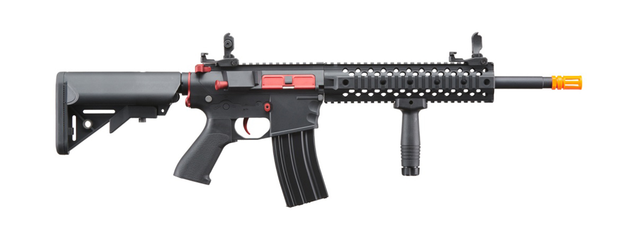 Lancer Tactical Gen 2 M4 Evo Airsoft AEG Rifle (Black & Red)(No Battery and Charger)