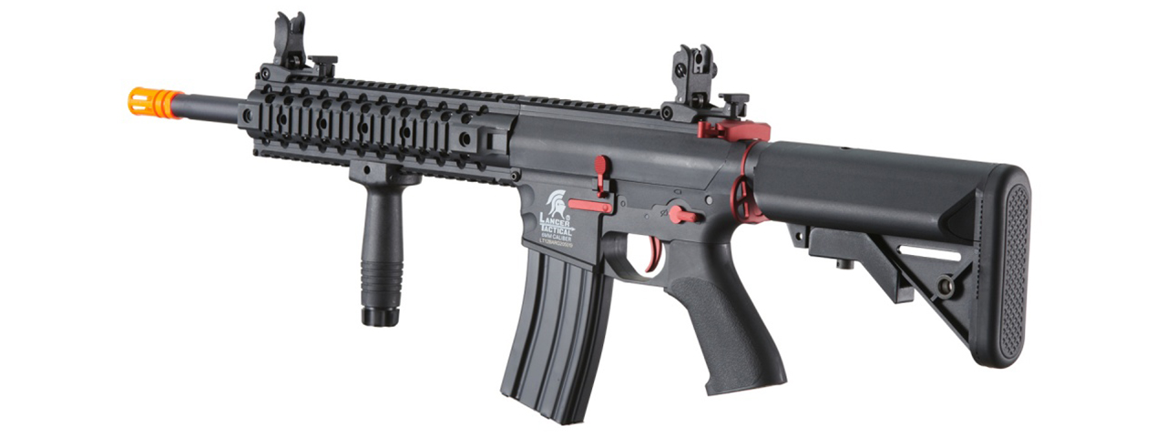 Lancer Tactical Gen 2 M4 Evo Airsoft AEG Rifle (Black & Red)(No Battery and Charger)