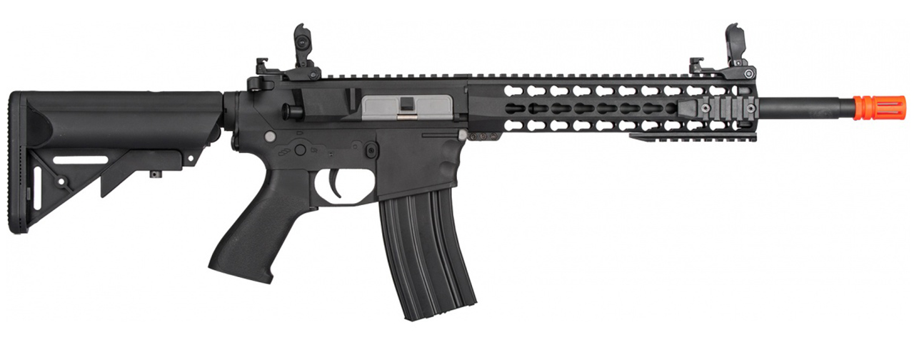 Lancer Tactical Gen 2 10" KeyMod M4 Evo Airsoft AEG Rifle Core Series (Black)(No Battery and Charger) - Click Image to Close