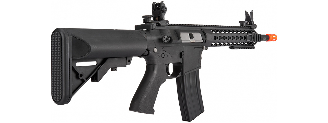 Lancer Tactical Gen 2 10" KeyMod M4 Evo Airsoft AEG Rifle Core Series (Black)(No Battery and Charger) - Click Image to Close