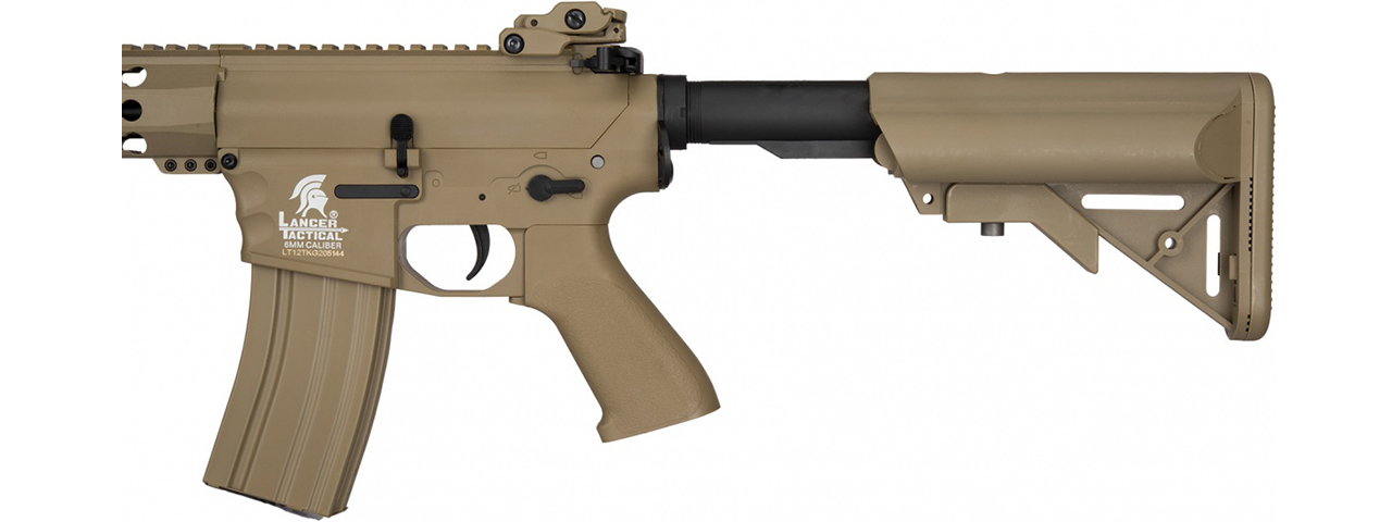 Lancer Tactical Gen 2 10" KeyMod M4 Evo Airsoft AEG Rifle Core Series (Tan)(No Battery and Charger)